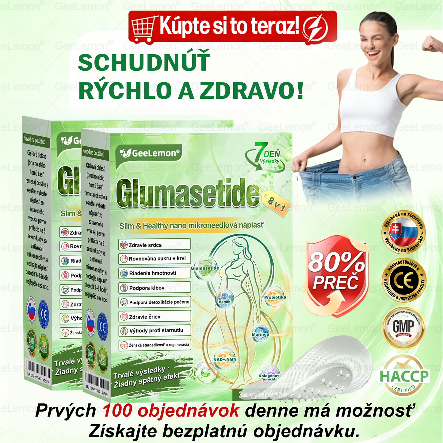 💕👩‍⚕️👩‍⚕️Odporúčané UNB · 👩‍⚕️Oficiálny obchod Dr. Max | 🎁 𝐆𝐞𝑒𝐿𝑒𝐦𝐨𝐧® Glumasetide 8 v 1 Nano mikrotŕňový náplasť – Len raz denne ✅ Viditeľné zmeny za 7 dní na obezitu, ochabnutú pokožku a zdravie