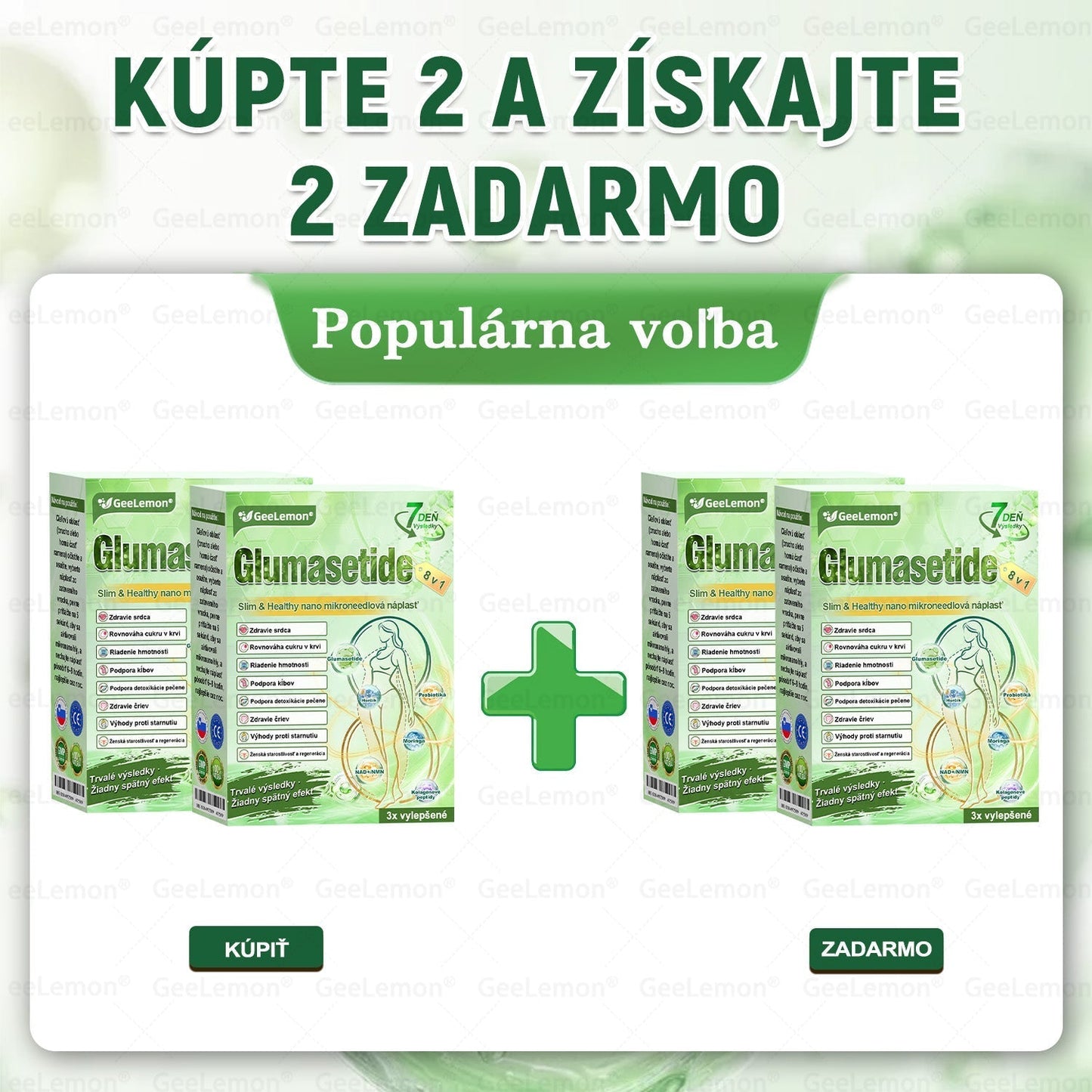 💕👩‍⚕️👩‍⚕️Odporúčané UNB · 👩‍⚕️Oficiálny obchod Dr. Max | 🎁 𝐆𝐞𝑒𝐿𝑒𝐦𝐨𝐧® Glumasetide 8 v 1 Nano mikrotŕňový náplasť – Len raz denne ✅ Viditeľné zmeny za 7 dní na obezitu, ochabnutú pokožku a zdravie