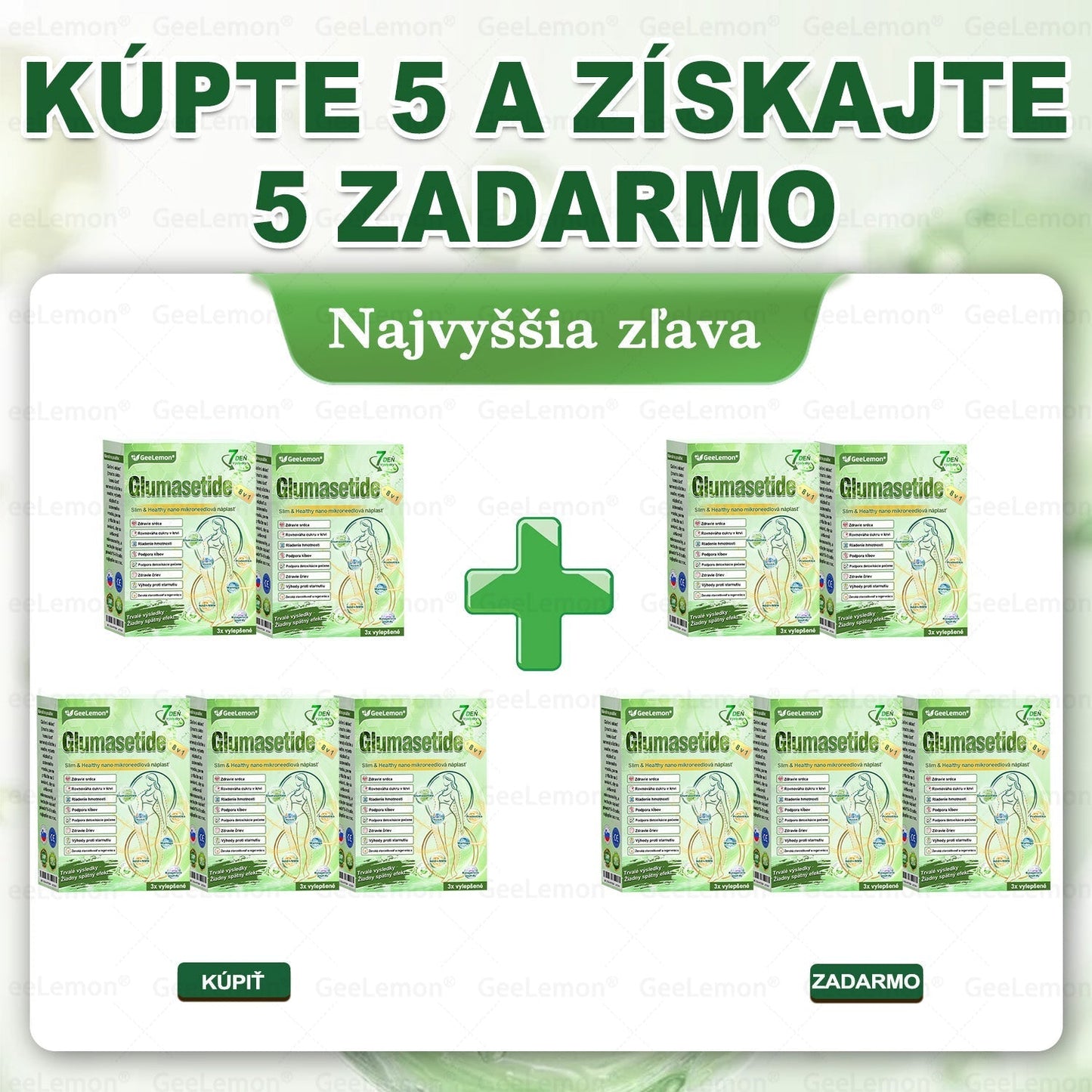 💕👩‍⚕️👩‍⚕️Odporúčané UNB · 👩‍⚕️Oficiálny obchod Dr. Max | 🎁 𝐆𝐞𝑒𝐿𝑒𝐦𝐨𝐧® Glumasetide 8 v 1 Nano mikrotŕňový náplasť – Len raz denne ✅ Viditeľné zmeny za 7 dní na obezitu, ochabnutú pokožku a zdravie